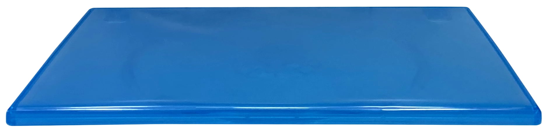 CheckOutStore 100 Slim Clear Blue Color Single DVD Cases 7MM