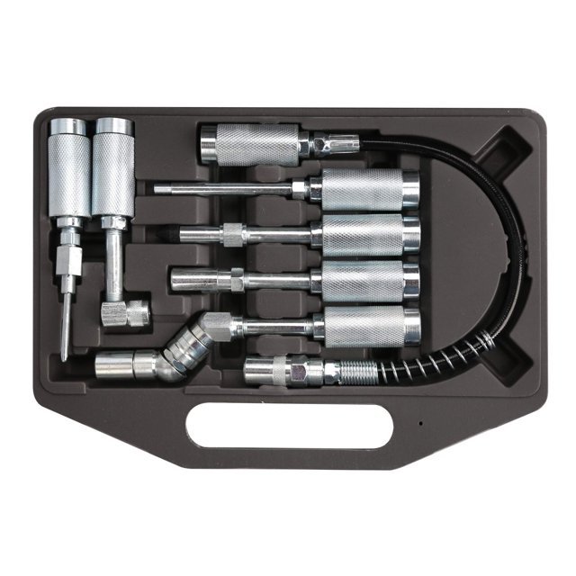 WINTOOLS Lube Accessory Kit 7-Piece – for All Types of Grease Lubrication Applications, Fits All Grease Couplers/Grease Guns