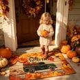 thumbnail image 3 of pathside Bedroom Rugs Thanksgiving Pumpkin Non-Slip Washable Mat Entryway Carpet for Home Decor 23.62x15.75IN, 3 of 8