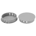 thumbnail image 1 of Tapones de agujero de plástico Uxcell, tapón de parachoques de tornillo tipo clic, tapas de cubierta de agujero redondo para agujeros en muebles de gabinete de cocina gris 2, 1 of 7