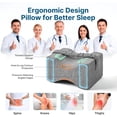 thumbnail image 2 of Knee Pillow for Side Sleepers,Memory Foam Leg Sleeping Between Knees,Knee Cushions Hip,Back,Joints,Sciatica Pain Relief Pillows,Spinal Alignment Support,Grey, 2 of 4
