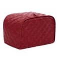 thumbnail image 1 of Quilted Toaster Cover for Most Standard 2-Slice Toasters - Kitchen Small Appliance Cover for Dust, Fingerprint, and Spill Protection - Durable Polyester Material A Bread Machine Cover, 1 of 3