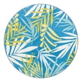 thumbnail image 2 of Jill Zarin Caribbean Outdoor Collection Area Rug - Grenada (7' 10" Round Blue/Yellow), 2 of 6