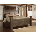 thumbnail image 6 of Bowery Hill Wood Dark Brown King Bed Rectangular 68" H x 86.5" W x 92" D, 6 of 9