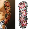 thumbnail image 2 of 1 hoja de brazo completo tatuajes falsos temporales pegatina brazo grande Labymos  Etiqueta engomada del tatuaje, 2 of 6