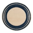 thumbnail image 3 of Unique Loom Aruba Outdoor Collection Area Rug - Tanki (3' 3" Round Beige/Navy Blue), 3 of 7