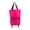 Hot Pink, variant on 2âinâ1 Foldable Shopping Cart Bag with Wheels, Expandable Zipper Collapsible Reusable Grocery Tote, Portable Rolling Trolley Bag for Supermarket Errands Travel