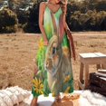 thumbnail image 2 of Easter Bunnies Rabbits Sleeveless Dress Woman Fashion Long Dresses Women's Summer Suit Dress Summer 2025 Women, 2 of 7