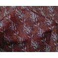thumbnail image 4 of oneOone Silk Tabby Fabric Leaves Block Print Fabric By The Yard 42 Inch Wide, 4 of 4