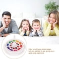 thumbnail image 4 of 1Pcs Plastic White Poker Wheel for Party Game Prop Round Simple Design, 4 of 9