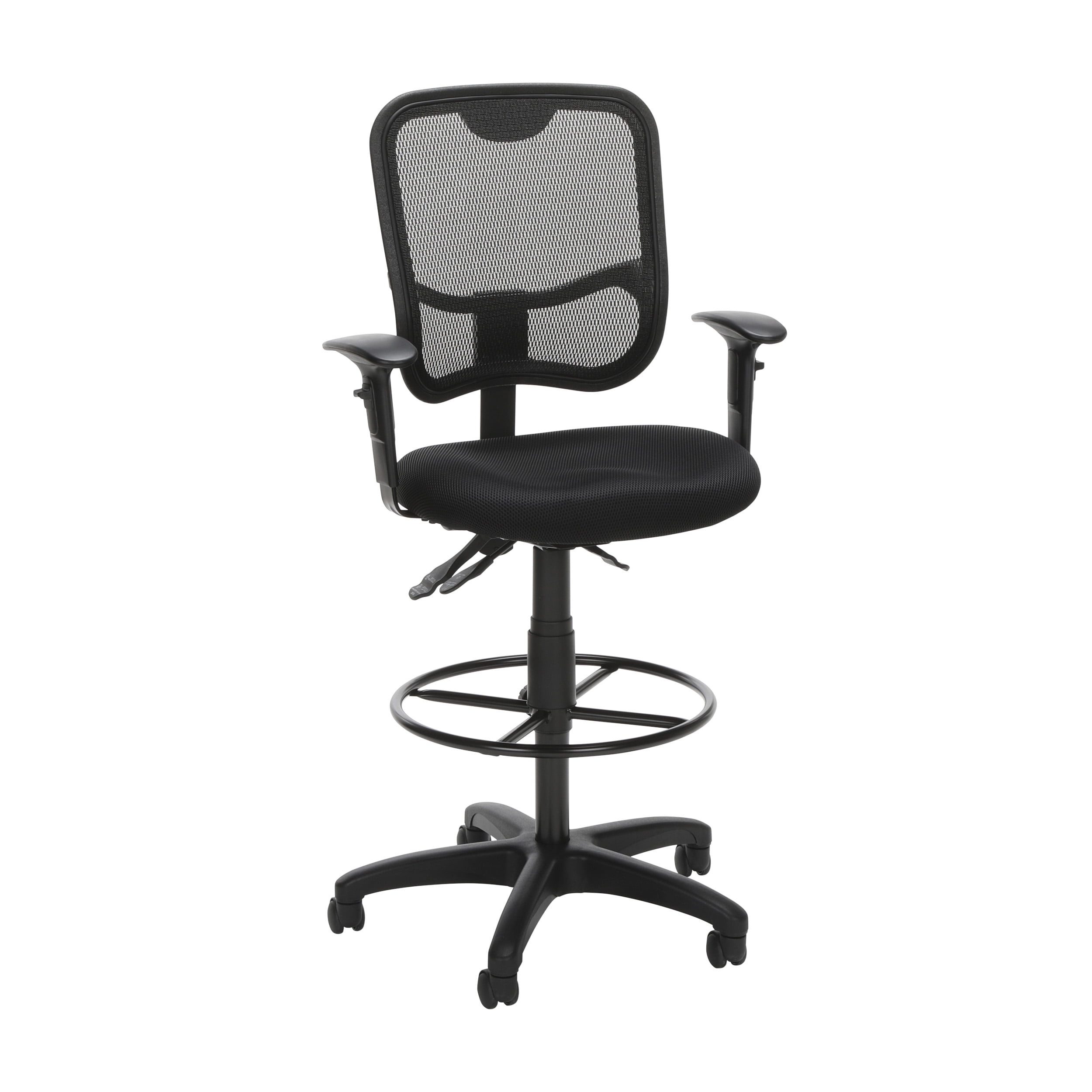 OFM Comfort Series Ergonomic Mesh Swivel Task Chair with Arms and