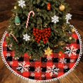 thumbnail image 4 of Satmonnus 36 inch Christmas Tree Skirt Red Green Polka Dots Xmas Tree Mat for Christmas New Year Holiday Party Decorations,Christmas Decorations for Tree, Christmas Home Decor for Indoor Farmhouse, 4 of 14