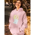 thumbnail image 2 of Anime Woman Thinking Hoodie Women -Image by Shutterstock, Female XX-Large, 2 of 4