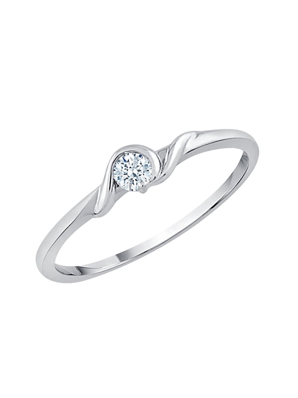 1//6 cttw, Diamond Wedding Band in Sterling Silver G-H,I2-I3 Size-11
