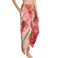thumbnail image 2 of Daiia Refreshing Watermelon Slices Women's Sleep Pant with Pockets and Drawstring,Pajama Pants-Small, 2 of 9