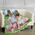 thumbnail image 4 of Personalised Plush Picture Blankets, Customised Blankets for Family and Friends Pets, Suitable for All Kinds of Anniversaries, as Souvenirs and Unique Gifts (5 Photo), 4 of 6