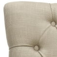thumbnail image 5 of Safavieh Amanda Linen Tufted Dining Chair with Nail Heads, 5 of 7