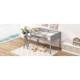 thumbnail image 5 of Kidkapers Grey Wood Twin Loft Bed with Guardrail and Detachable Ladder, Space-Saving Junior Loft Bed Frame, No Box Spring, 5 of 5