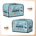 thumbnail image 3 of Xecao Let's Go on an Adventure Print 2 Slice Toaster Cover with Pockets, Small Appliance Cover, Dust and Fingerprint Protection, Machine Washable, 3 of 7