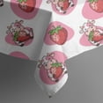 thumbnail image 5 of Pink Cow Strawberry Pattern Square Tablecloth,Waterproof Square Table Cover,Wipeable Spillproof Washable Table Cover for Home Kitchen Party Decor 42"X42"(107x107cm), 5 of 6