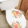 thumbnail image 4 of Yuarrent Pegatinas Rose Mural Beautiful Elegant Refrigerador Home Wall Sticker Calcomanías Glass Toilet Extraíble Autoadhesivo Decoración del hogar Y1537, 4 of 6