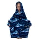 thumbnail image 1 of Sudadera con capucha gigante para niños y bebés, cálida, gruesa y de gran tamaño, para usar en invierno, con mangas y dibujos de animales, 1 of 6