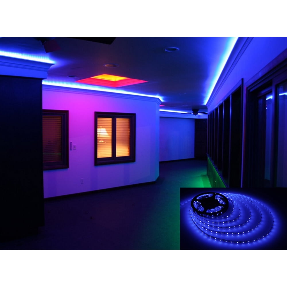 Lighting Ever 16 4ft 5m 300 Units 2835 Leds Blue Led Strip Lights 12vdc Non Dimmable Light For Indoor Christmas Holiday Decoration Lighting Ever 16 4ft 5m 300 Units 2835 Leds Blue Led Strip Lights 12vdc Non Dimmable Light For Indoor Christmas Holiday Decoration