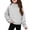 R555/Light Gray, variant on Vividxx Sweatshirts For Girls Cozy Long Sleeve Sweatshirt With Pocket Fall Winter High Neck Pullover Shirt For Kids Lightweight Trendy Fashion 9-10 Years