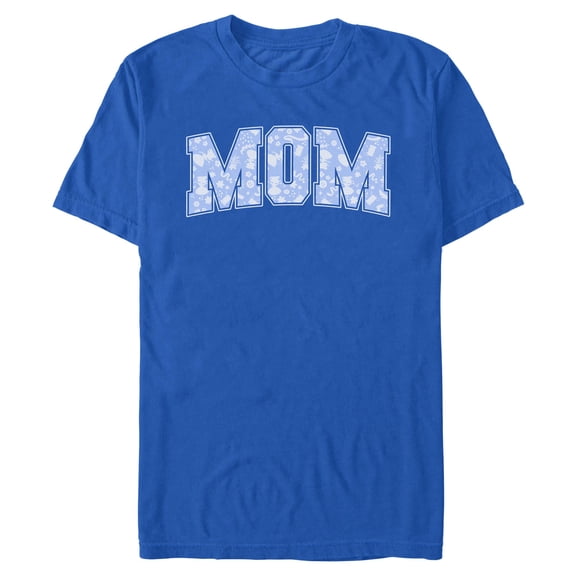 Mens Disney Mom Collegiate Pattern T Shirt