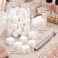 50 Pieces Soft Nail Art Sponges Square High Density Cleaning Sponge for ...