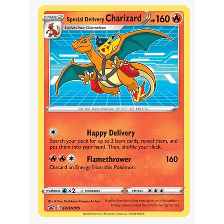 Special Delivery Charizard - SWSH075 - SWSH: Sword & Shield Promo Cards