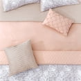thumbnail image 2 of Benjara BM225221 Comforter & Coverlet Set with Floral Swirl Pattern, Pink - Twin Size - 6 Piece, 2 of 2