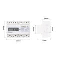 Simply Installation Three Phases 4 Wire Digital Power Meter Electricity