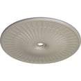 thumbnail image 3 of 51"OD x 3 5/8"ID x 3 3/8"P Galveston Ceiling Medallion (Fits Canopies up to 5 7/8"), Hand-Painted Pearl White, 3 of 6