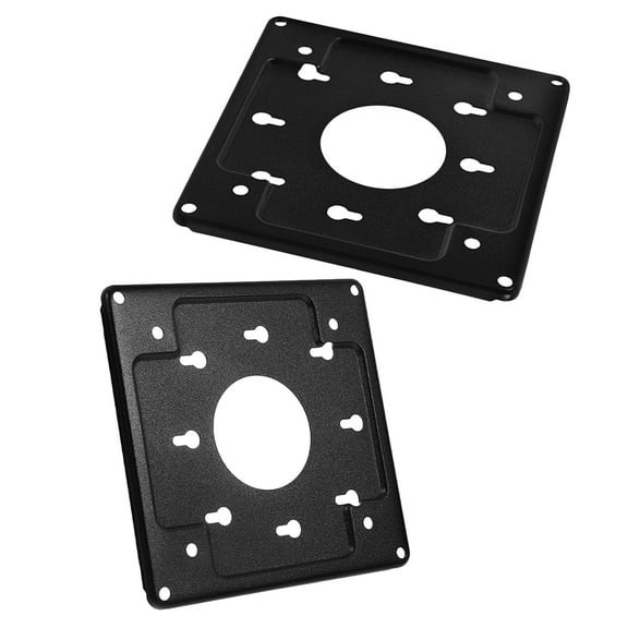 Worgeous 2pcs Pc Monitor Mount Bracket Cold Rolled Steel Wall Mount For Computer Screen For Office Home And Gaming Easy Installation Universal Fit