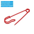 thumbnail image 4 of Uxcell Safety Pins 2.48 inch Large Metal Sewing Pins Red 20Pcs, 4 of 5