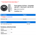 thumbnail image 2 of Direct Ignition Coil Boot - Compatible with 2011 - 2016 Ford F-150 5.0L V8 2012 2013 2014 2015 2017, 2 of 2