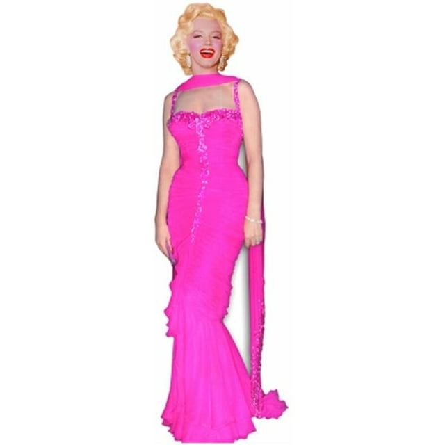 Star Cutouts SC272 Marilyn Monroe Rose Robe de Soirée Carton Debout