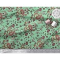 thumbnail image 3 of Soimoi Green Rayon Fabric Floral & Paisley Print Sewing Fabric Yard 42 Inch Wide, 3 of 3