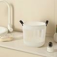 thumbnail image 4 of Summer Savings Clearance! Closet Organizers and Storage QTOCIO Portable Dirty Clothes Basket Dirty Clothes Storage Basket Large Clothes Rack Laundry Basket Bathroom Hollow Dirty Clothes Basket, 4 of 6