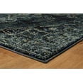 thumbnail image 2 of Oriental Weavers Andorra Area Rug - 7135F - 8'6" x 11'7" - in Blue/ Light Blue - Vintage Inspired, Stain Resistant, Family and Pet Friendly , Dining, Living Room Rug, 2 of 2