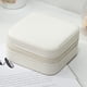 thumbnail image 5 of Caja de joyería de viaje, Mini organizador portátil, soporte de exhibición, caja de almacenamiento para anillos, pendientes, collar, regalos para niñas y mujeres JM, 5 of 5