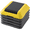 Black And Yellow, variant on Mosiee 40cm Adjustable Non Slip Aerobic Step Platform for Workout Fitness Exercise Black and Yellow