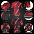 thumbnail image 4 of Conjunto De Ropa De Ciclismo Para Hombre, Transpirable, De Secado Rápido, Cómodo, Manga Corta Y Pantalones Cortos Acolchados, 4 of 7