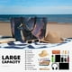 thumbnail image 5 of Fotbe Night Sky Wolf Bolsa de Viaje para Playa - Resistente al Agua, Bolsa Tote de Gran Capacidad y Ligera con 7 Bolsillos para Mujeres y Hombres, 5 of 7