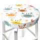 thumbnail image 3 of Balery Colorful Crabs Fundas de asiento para taburete de bar redondo de tela de terciopelo ajustables que protegen de arañazos y manchas para sillas de 14 a 17 pulgadas.-12 inch, 3 of 7