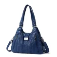 thumbnail image 3 of Bolso bandolera de PU ligero e informal de tendencia minimalista de gran venta 2024 para mujer, bolso de mano multibolsillos versátil de alta calidad, 3 of 5