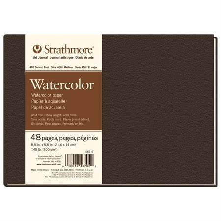 UPC: 0012017467059 | Strathmore Watercolor Hard-Bound Art Book  400 Series  8.5  x 5.5