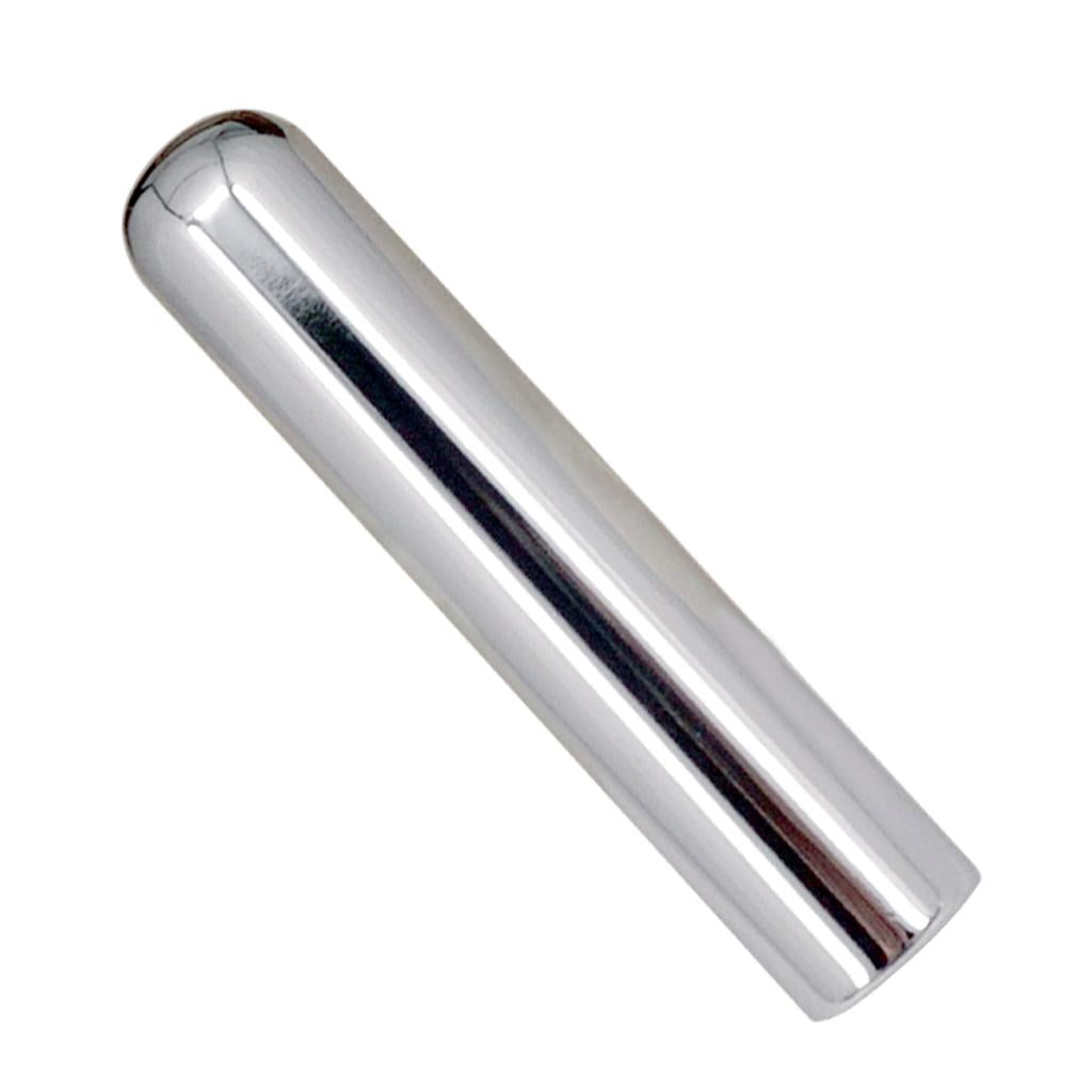 1 Piece of Stainless Steel Guitar Slide Bar, Cylinder Chrome for Lap