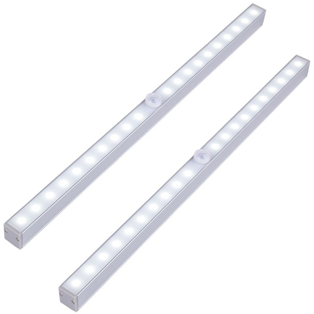 LED Under Closet Cabinet Light Motion Sensor Strip Night Lighting Kitchen Bar US
